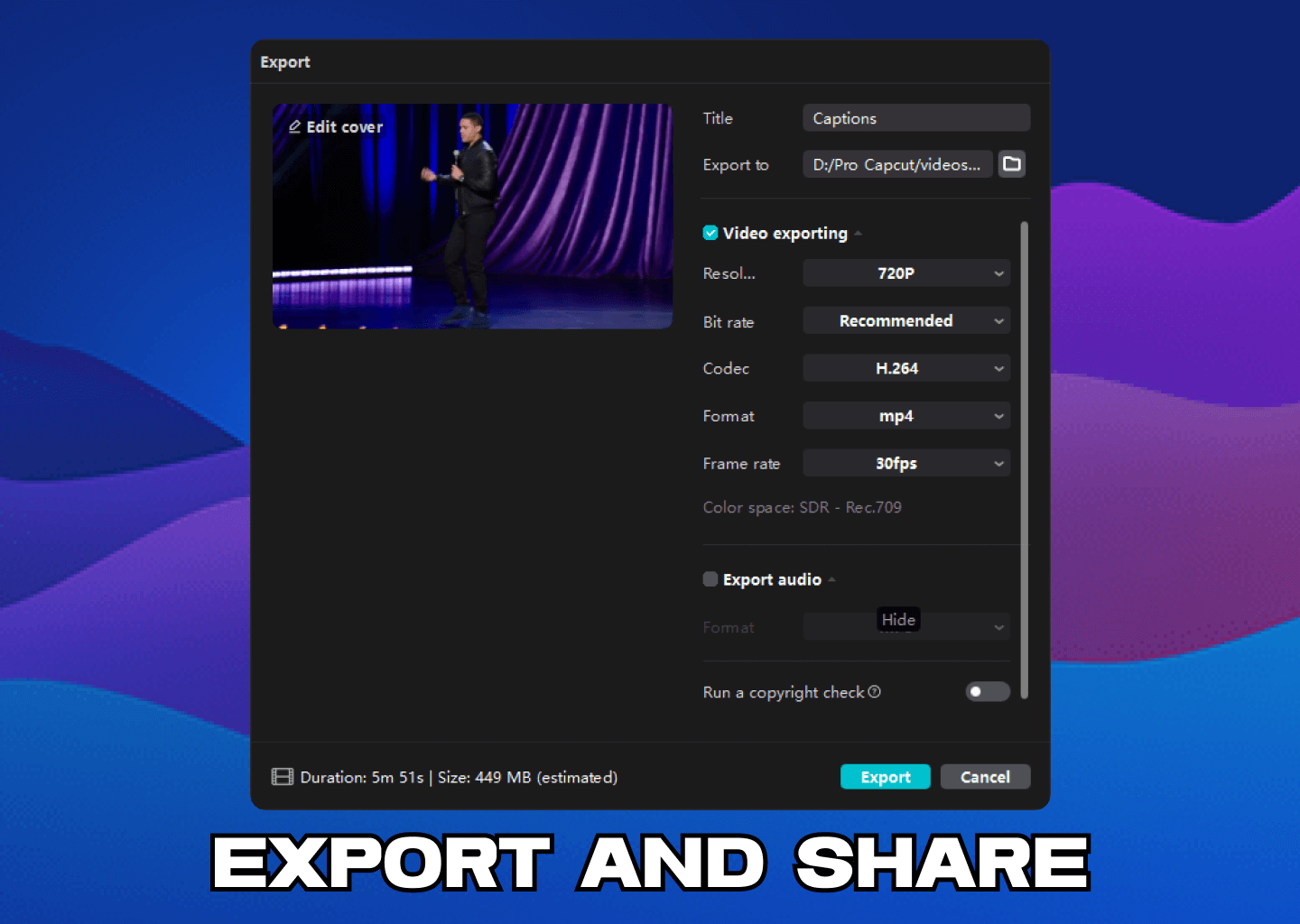 Export Video - How To Add Captions in CapCut (Step-by-Step Guide) - Software