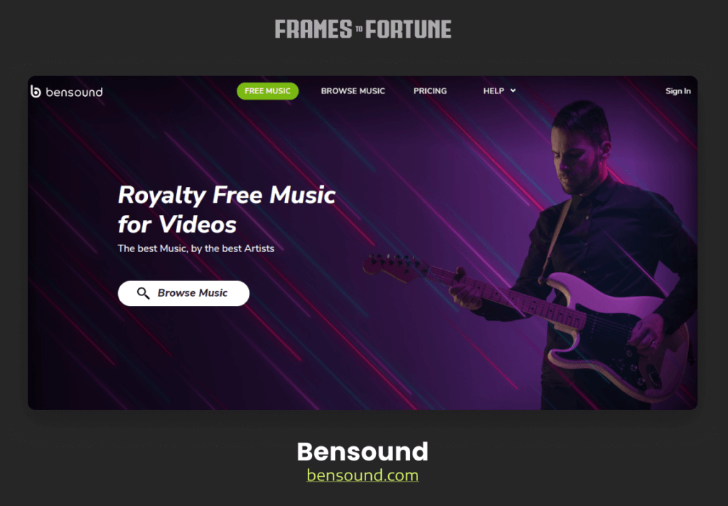 bensound  Royalty free music - framestofortune