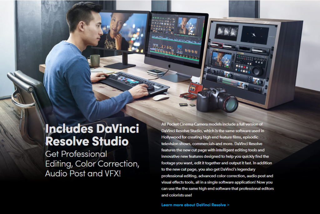 get access key with davinci resolve camera