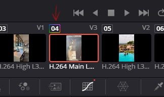 When you someone grad footage, there comes a rainbow box in footage. That is showing in image.