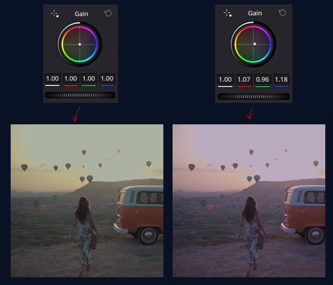 gain compare in davinci resolve studio 19