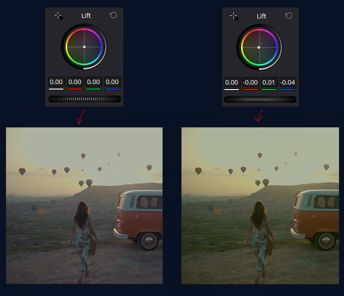 lift compare in davinci resolve studio 19