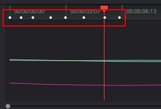 adding keyframes in tracker 