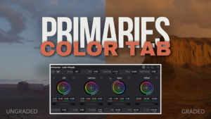 DaVinci Resolve 19 primaries color tab thambnail