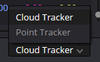 could tracker and point tracker option tracker pallet in davinci resolve studio 19