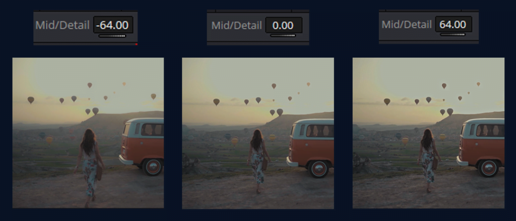 mid/detail compare in davinci resolve studio 19