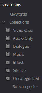 overview of smart bins in davinci resolve 19 
